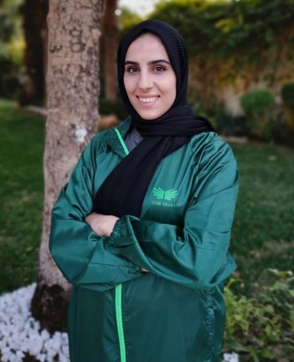 الأردنية مرح الصقور مدربة منتخب السعودية