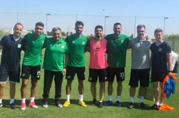 جانب من تدريبات العربي في إسبانيا 