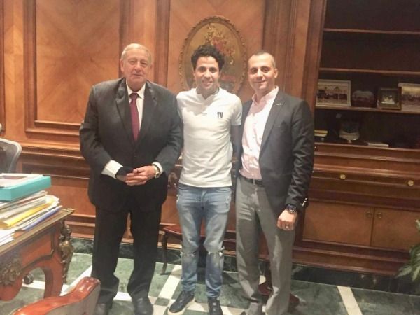 محمد إبراهيم بعد التوقيع للمقاصة