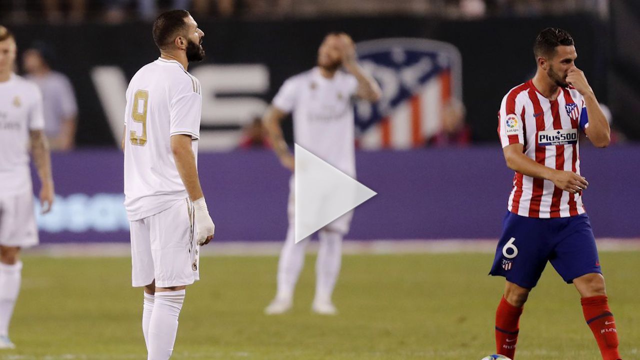 من مباراة ريال مدريد وأتلتيكو مدريد