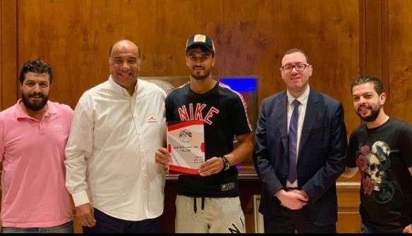 رزق مع رئيس النادي