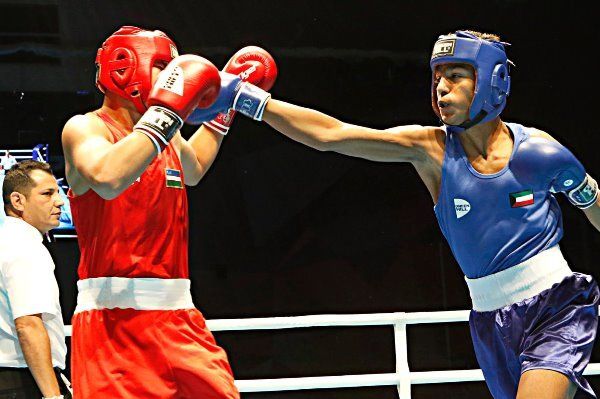 جانب من منافسات البطولة الآسيوية