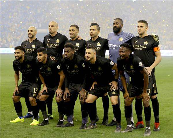 لاعبو النصر السعودي