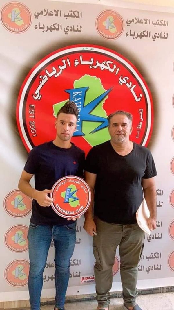 حسين زهراوي واللاعب مراد محمد
