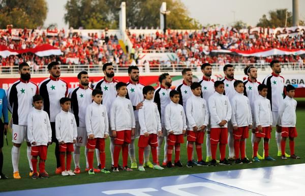 لاعبو منتخب سوريا