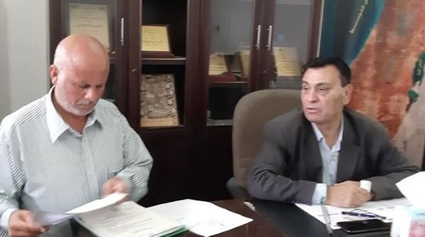 من جلسة توزيع المناصب