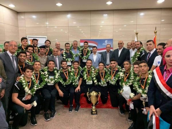 جانب من استقبال البعثة