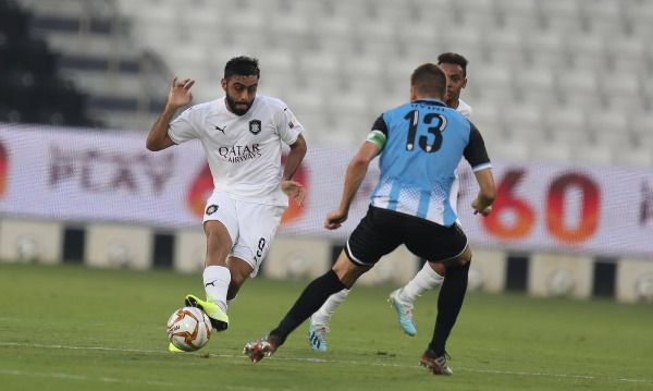 لقطة من المباراة