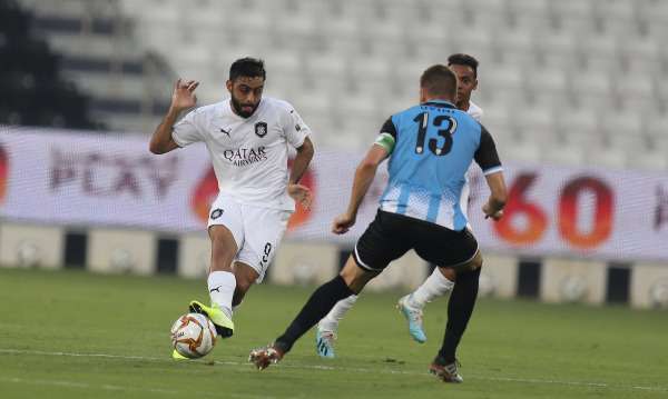 لقطة من المباراة