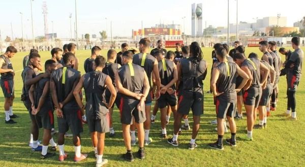 جانب من التدريبات الأخيرة