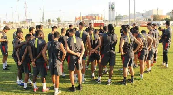 جانب من التدريبات الأخيرة