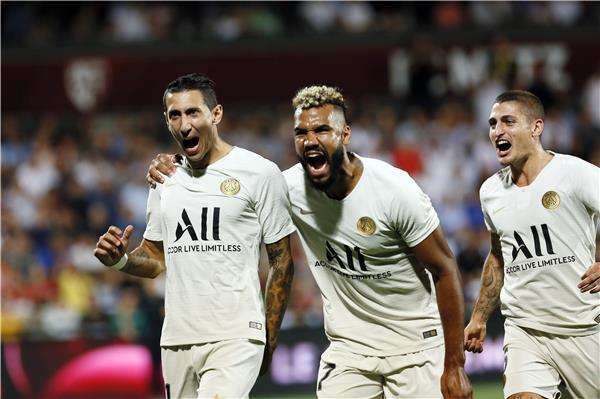 فرحة لاعبي سان جيرمان