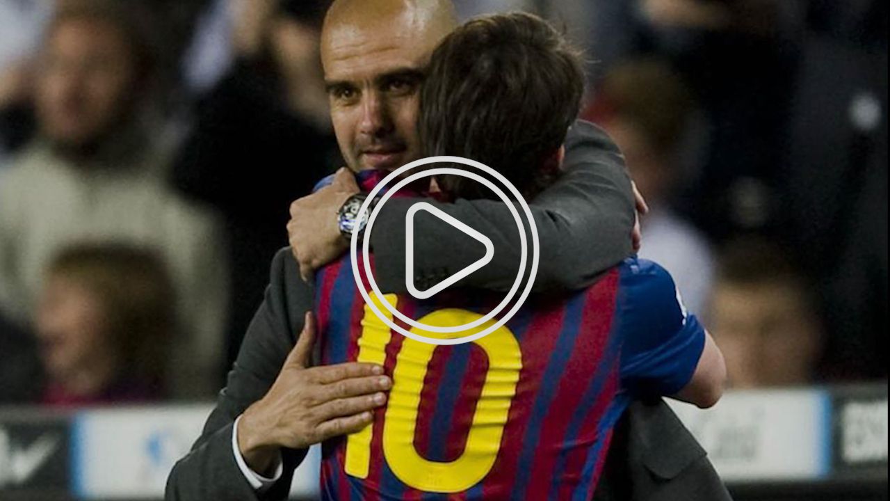 ميسي وجوارديولا