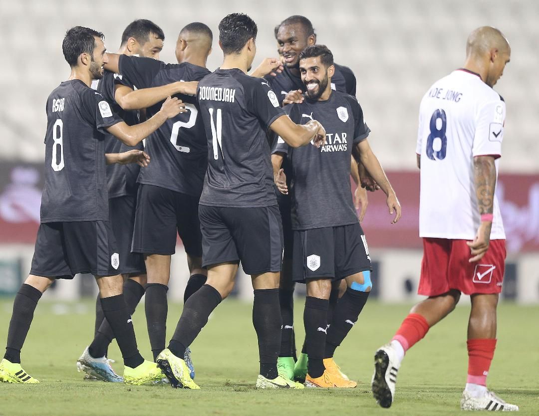 فرحة لاعبي السد 