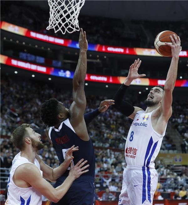 من مباراة الولايات المتحدة وجمهورية التشيك