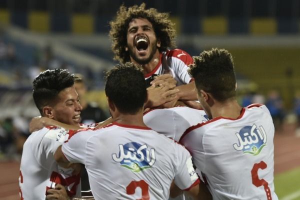 فرحة لاعبي الزمالك
