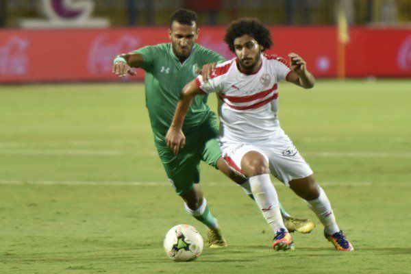 من مباراة الزمالك والاتحاد 