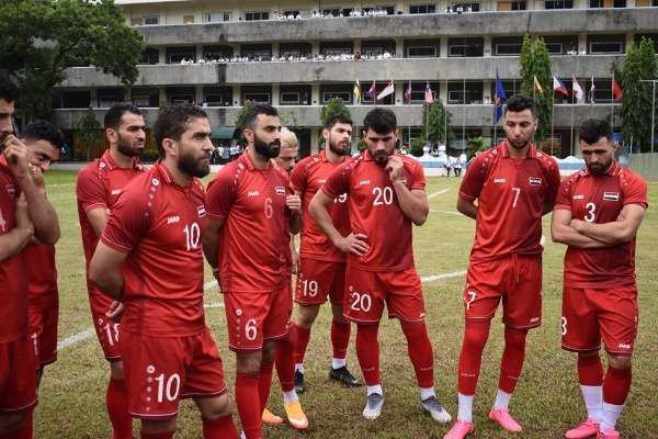 لاعبو منتخب سوريا