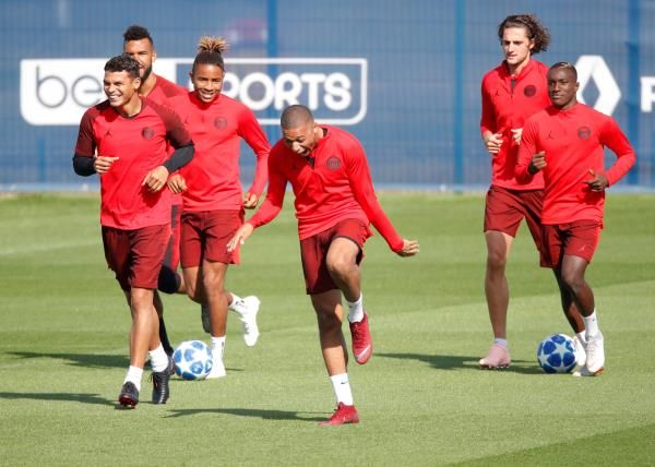 ديابي ونكونكو بتدريبات سان جيرمان