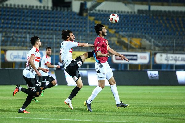من لقاء سابق بين الزمالك وبيراميدز