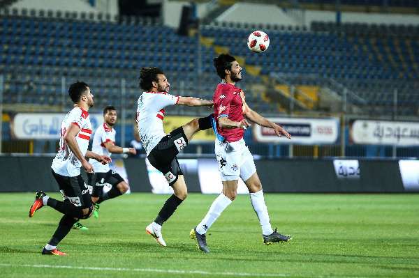 من لقاء سابق بين الزمالك وبيراميدز