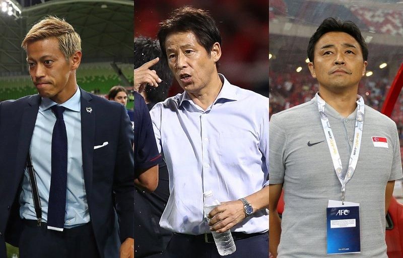 من اليسار هوندا ونيشينو ويوشيدا