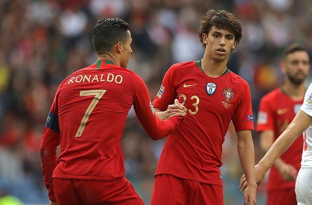 جواو فيليكس وكريستيانو رونالدو 