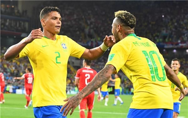 نيمار وتياجو سيلفا