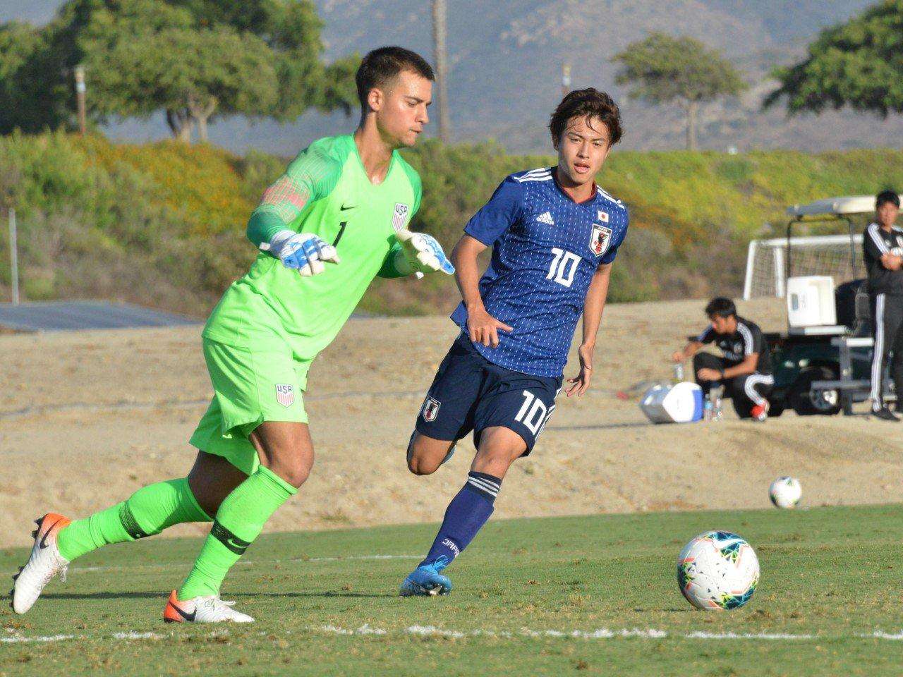 هيروكي آبي في ودية أمريكا واليابان