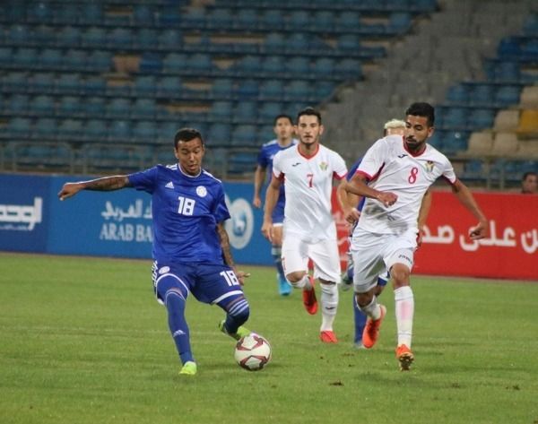 من مباراة الأردن وباراجواي