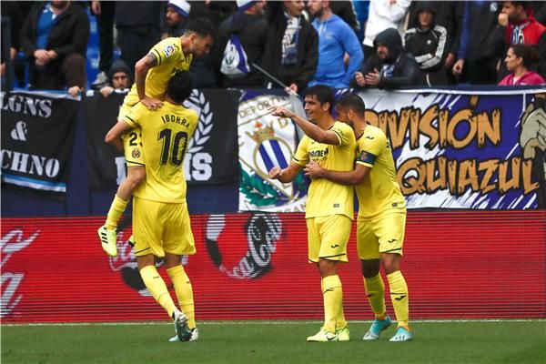 فرحة لاعبي فياريال 