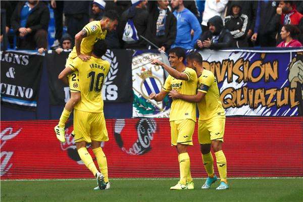 فرحة لاعبي فياريال 