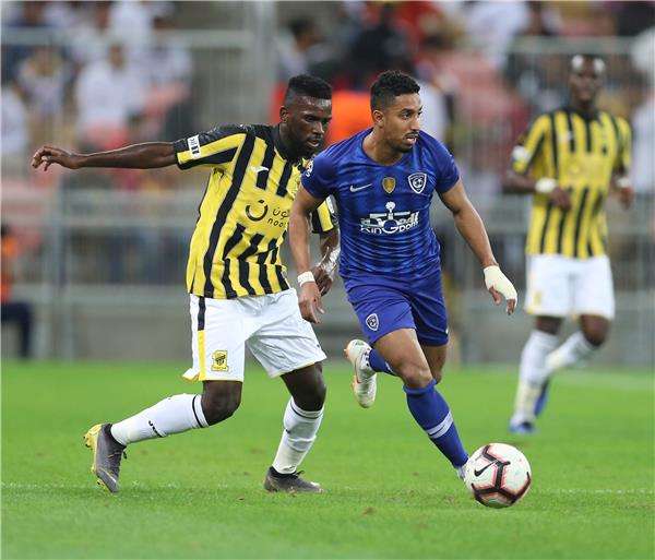 من مباراة سابقة بين الهلال واتحاد جدة