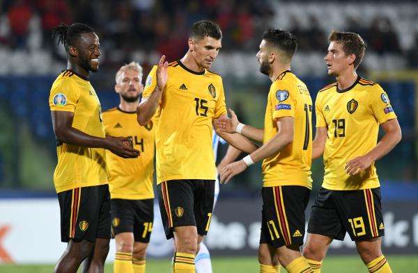 لاعبو بلجيكا