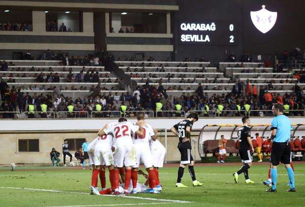 جانب من لقاء إشبيلية وكارباج 