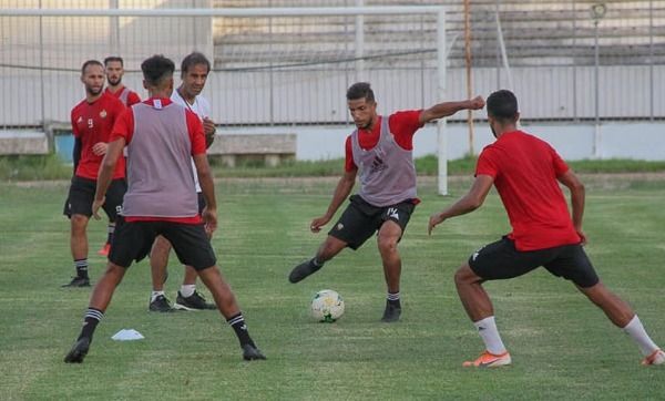من تدريبات منتخب ليبيا 