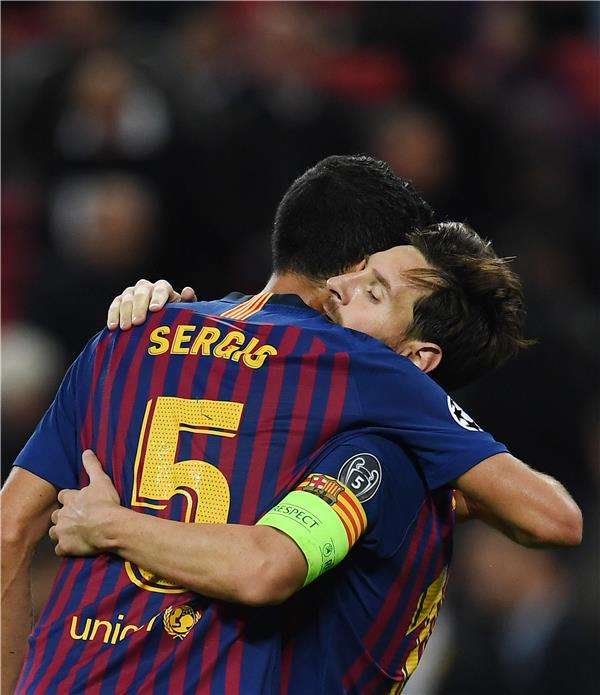 ميسي وبوسكيتس