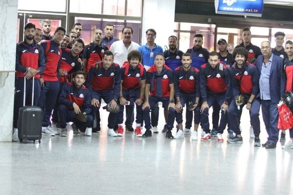 وفد شباب الأردن لحظة وصوله تونس