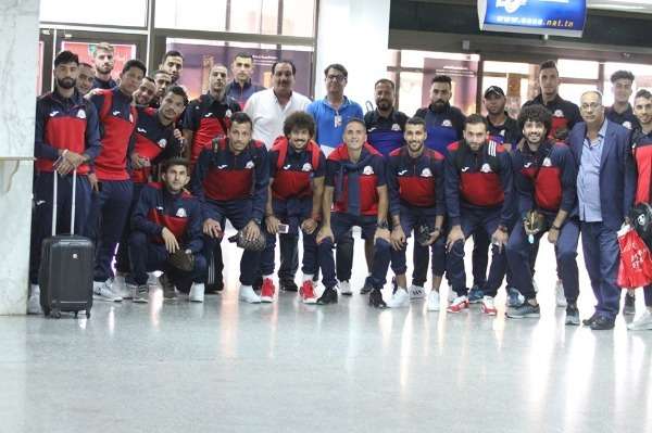 وفد شباب الأردن لحظة وصوله تونس