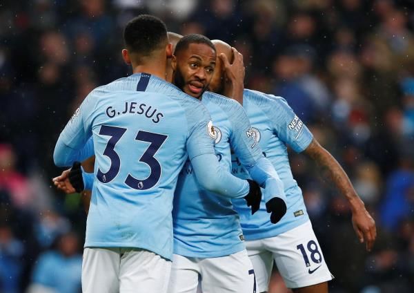 لاعبو مانشستر سيتي - أرشيفية