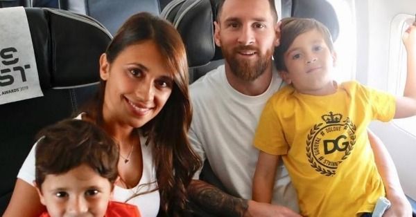 ميسي وأسرته