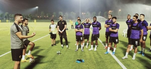 من تدريبات نادي قطر 