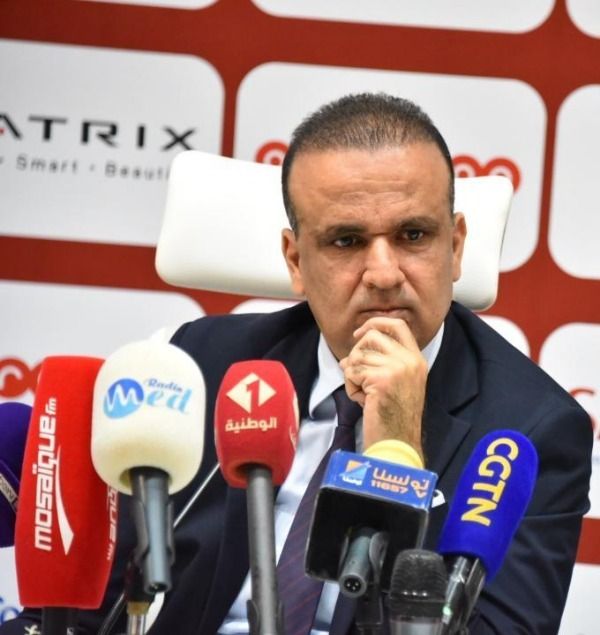 رئيس الاتحاد التونسي لكرة القدم وديع الجريء 