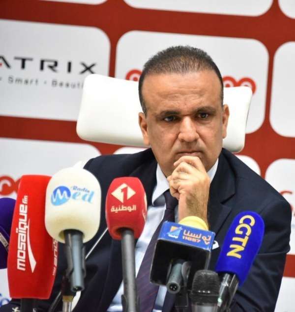 رئيس الاتحاد التونسي لكرة القدم وديع الجريء 