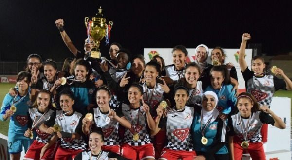 جانب من تتويج شباب الأردن