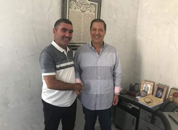 جلال القادري مع رئيس الملعب التونسي