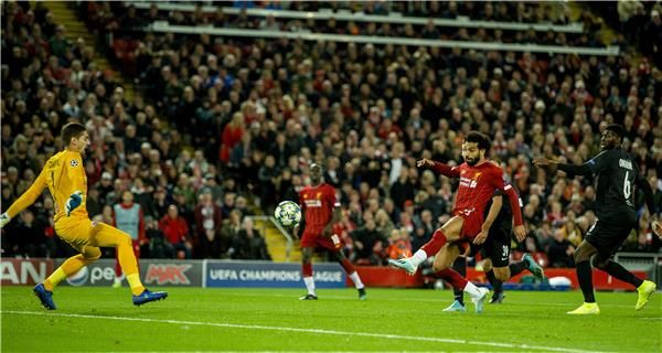 صلاح يسجل في مرمى سالزبورج