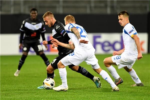 من لقاء لوجانو و دينامو كييف