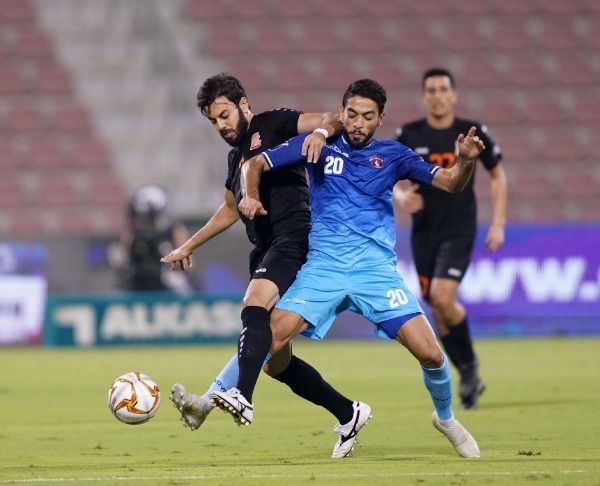 من مباراة الشحانية وأم صلال