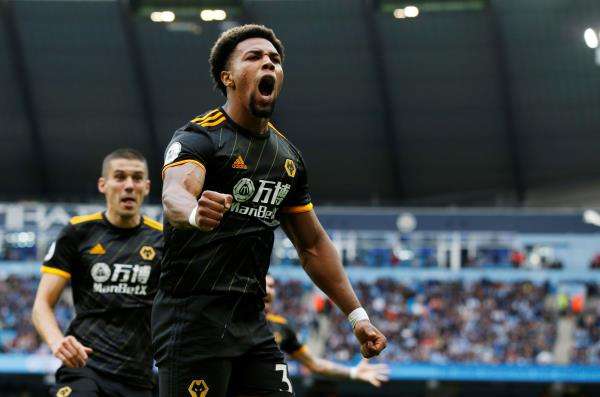 أداما تراوري يحتفل بهدفه في مرمى مانشستر سيتي